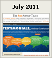 Newsletter For July 2011