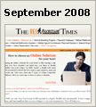 Newsletter For September 2008